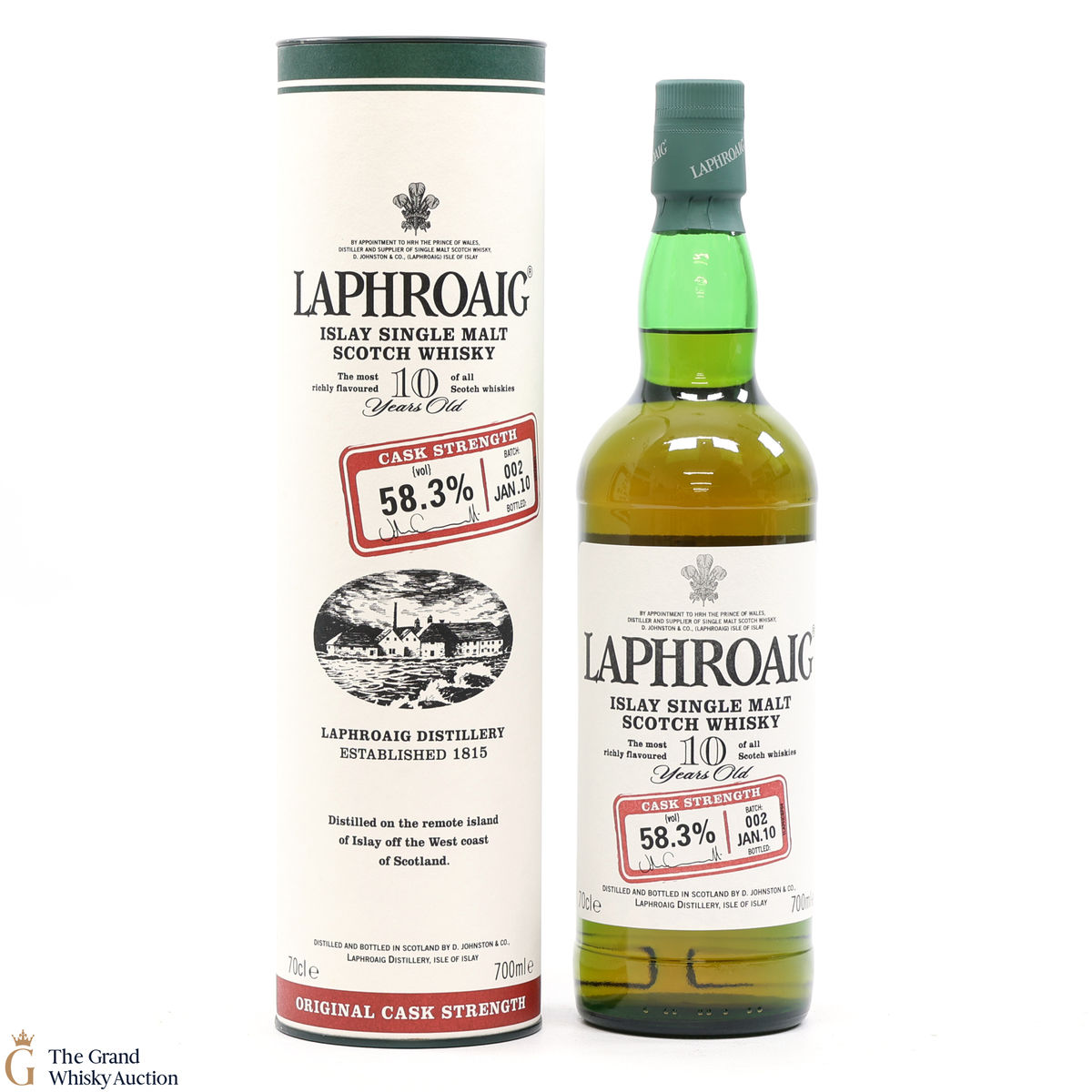 Laphroaig - 10 Year Old - Original Cask Strength Batch #002