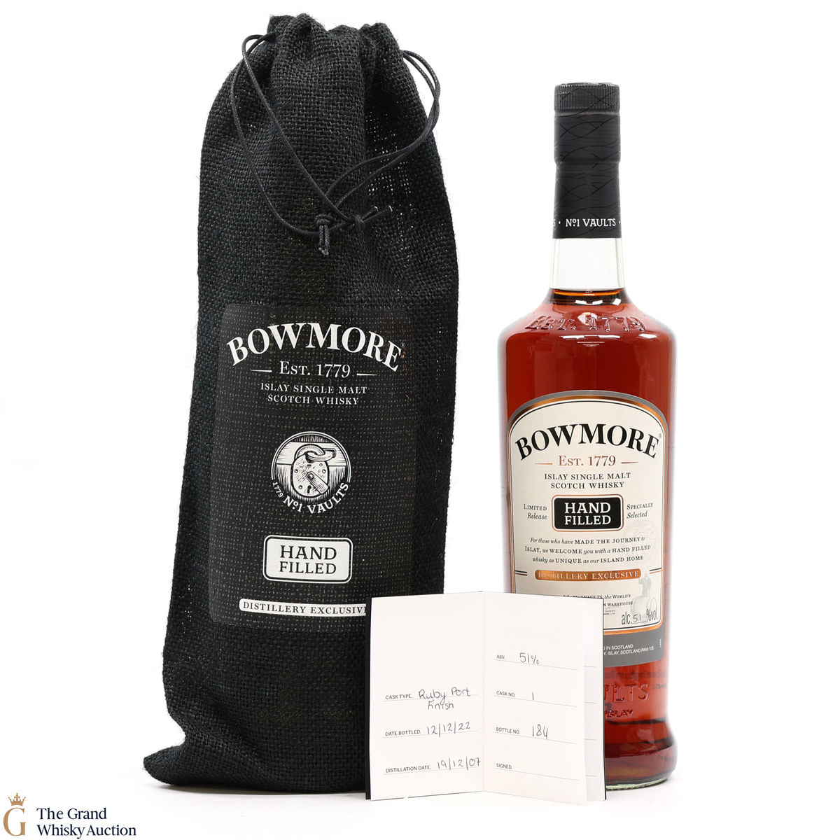 Bowmore - 14 Year Old 2007 - Ruby Port Finish #1 - Hand Fill 2022