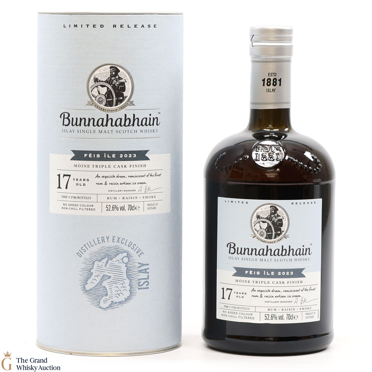Bunnahabhain - 17 Year Old Mòine Triple Cask Finish - Fèis Ìle 2023