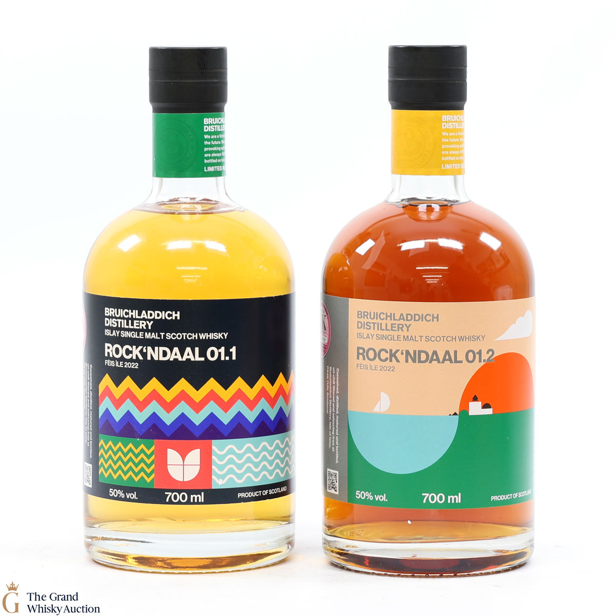 Bruichladdich - Rock’ndaal 01.1 & 01.2 - Feis Isle 2022 (2 x 70cl)