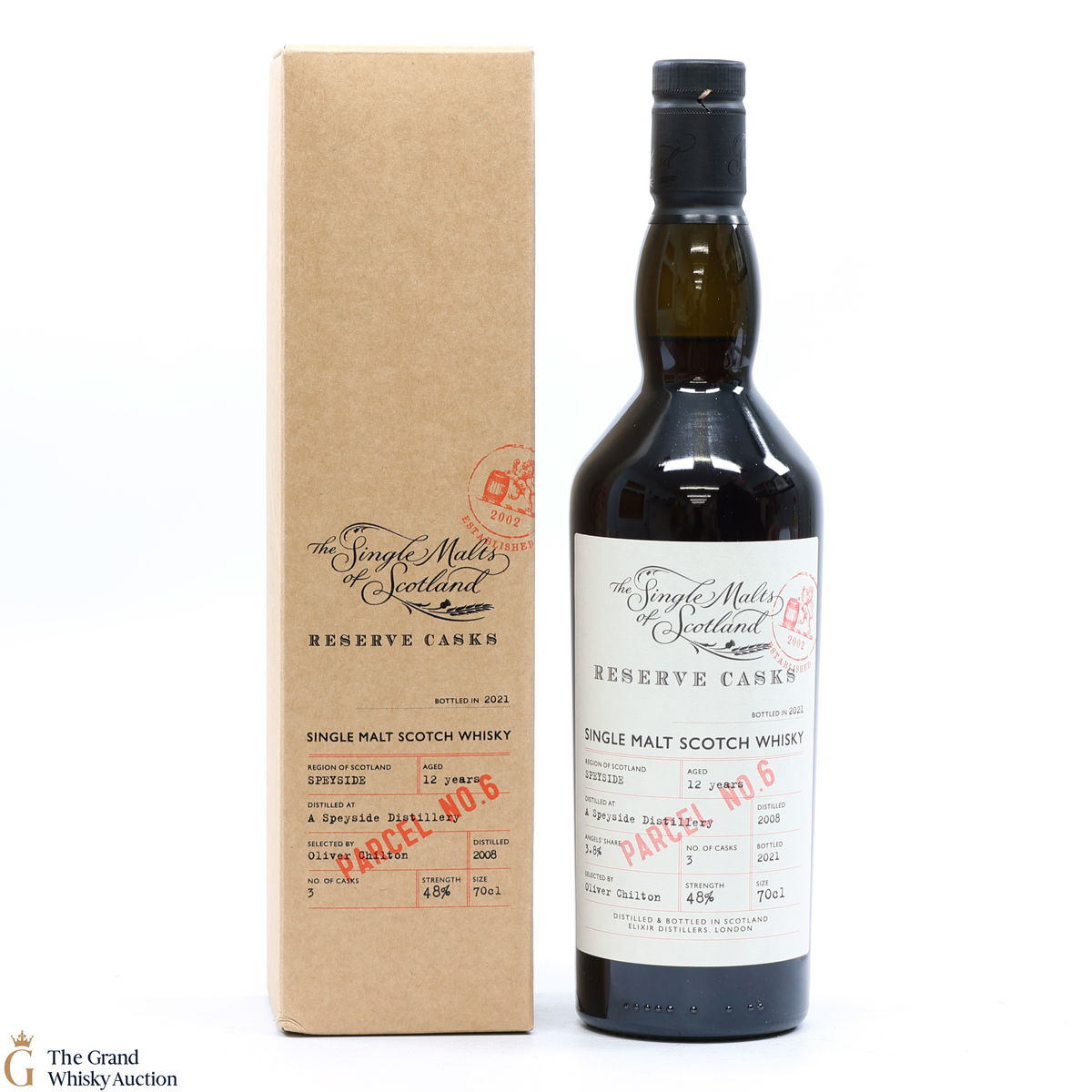 Speyside - 12 Year Old 2008 - Reserve Casks Parcel No. 6