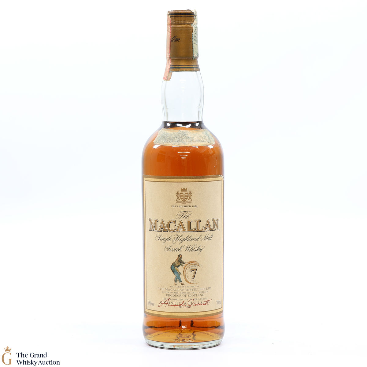 Macallan - 7 Year Old - Giovinetti Selection 1990s