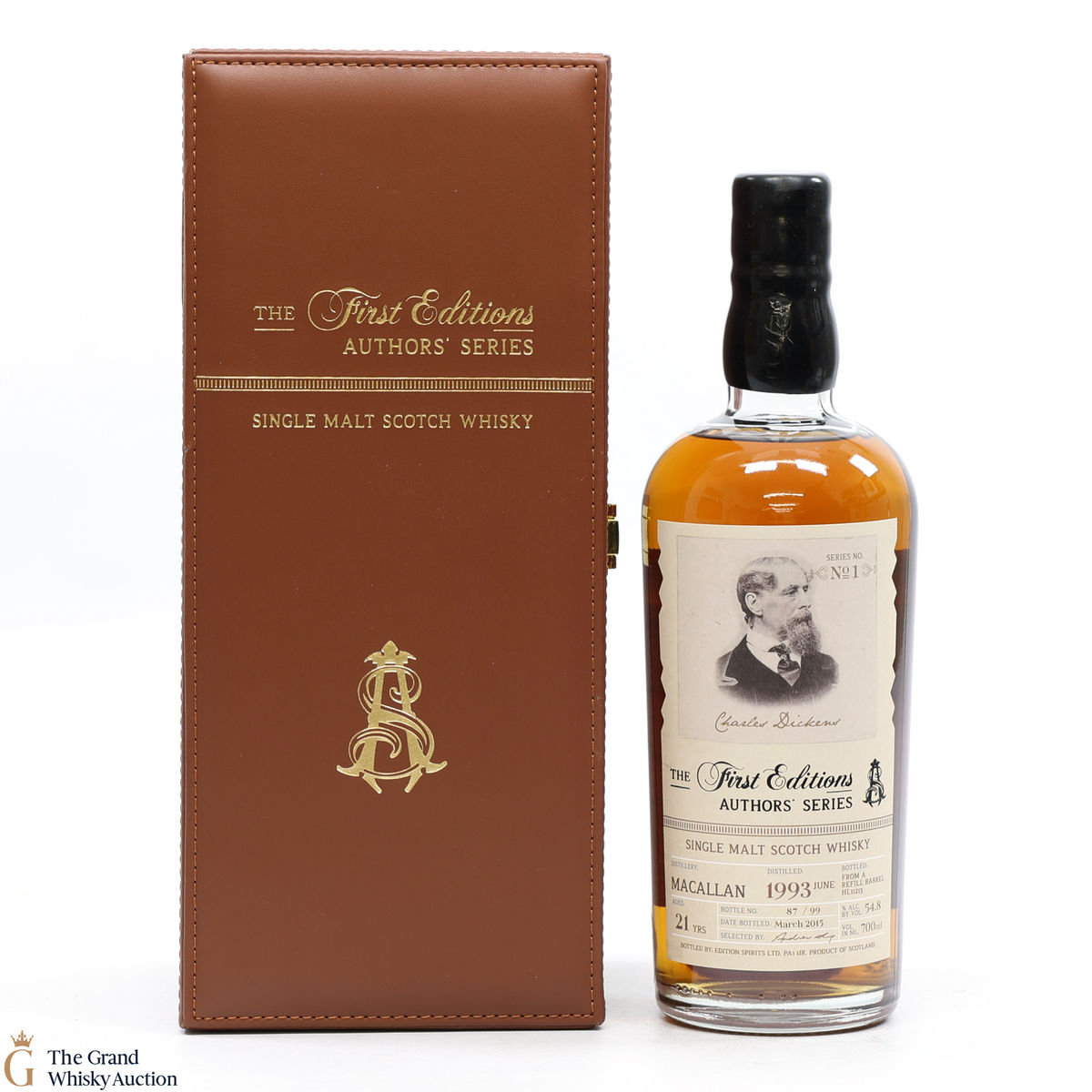 Macallan - 21 Year Old 1993 - First Editions - Authors' Series #1 Charles Dickens