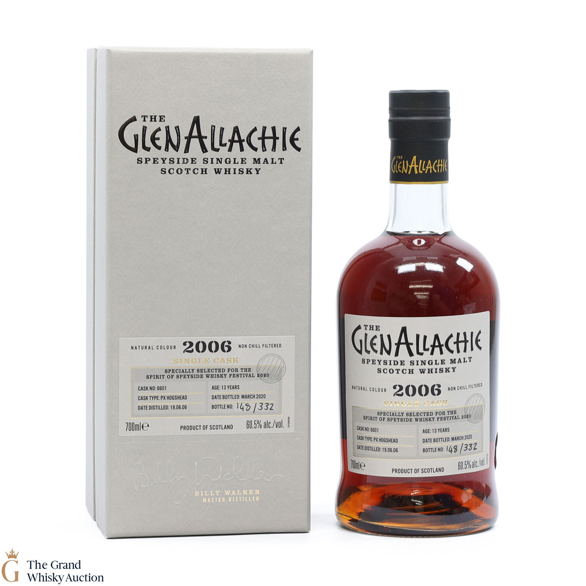 Glenallachie - 13 Year Old 2006 Single Cask #6601 - Spirit of Speyside 2020