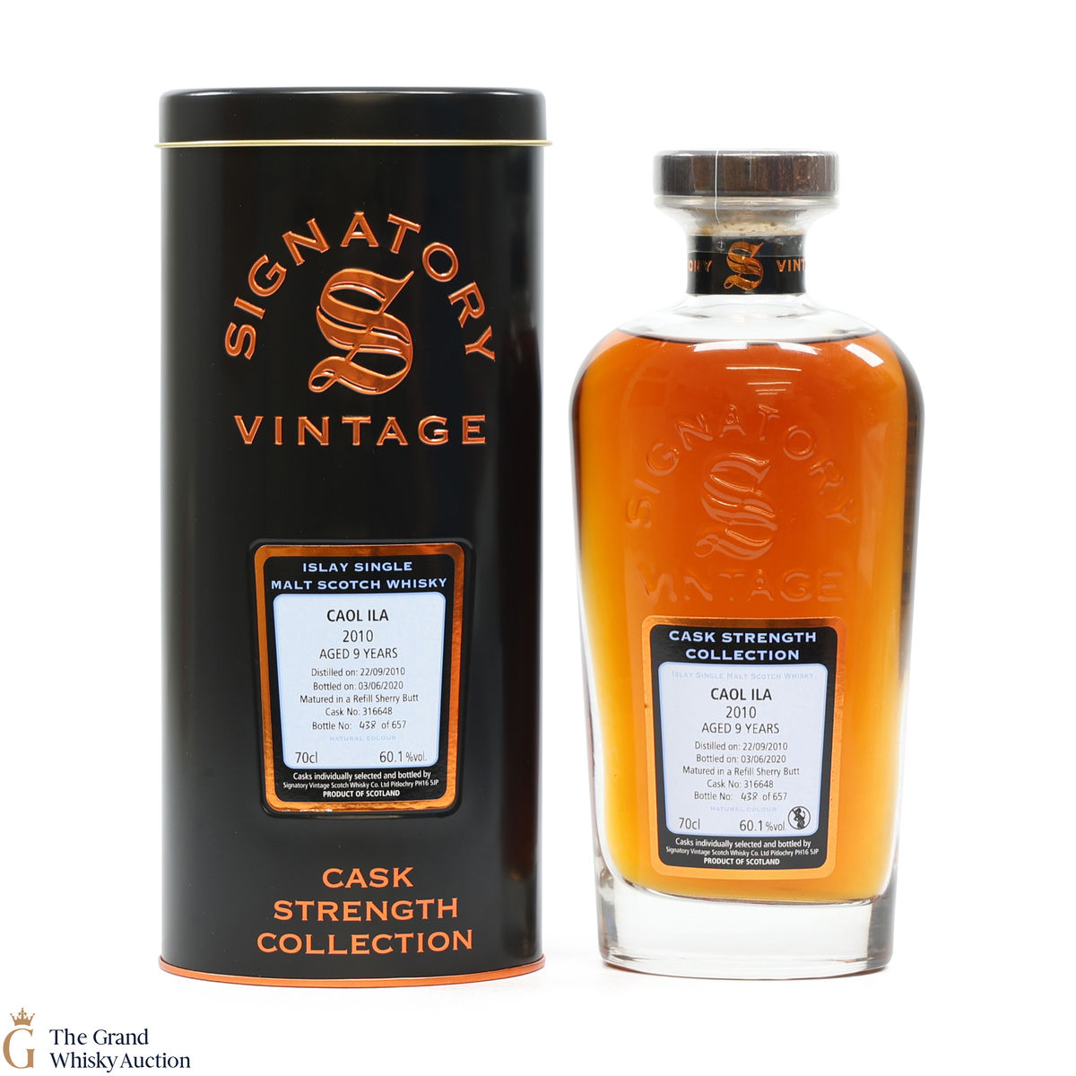 Caol Ila - 9 Year Old 2010 - Signatory #316648