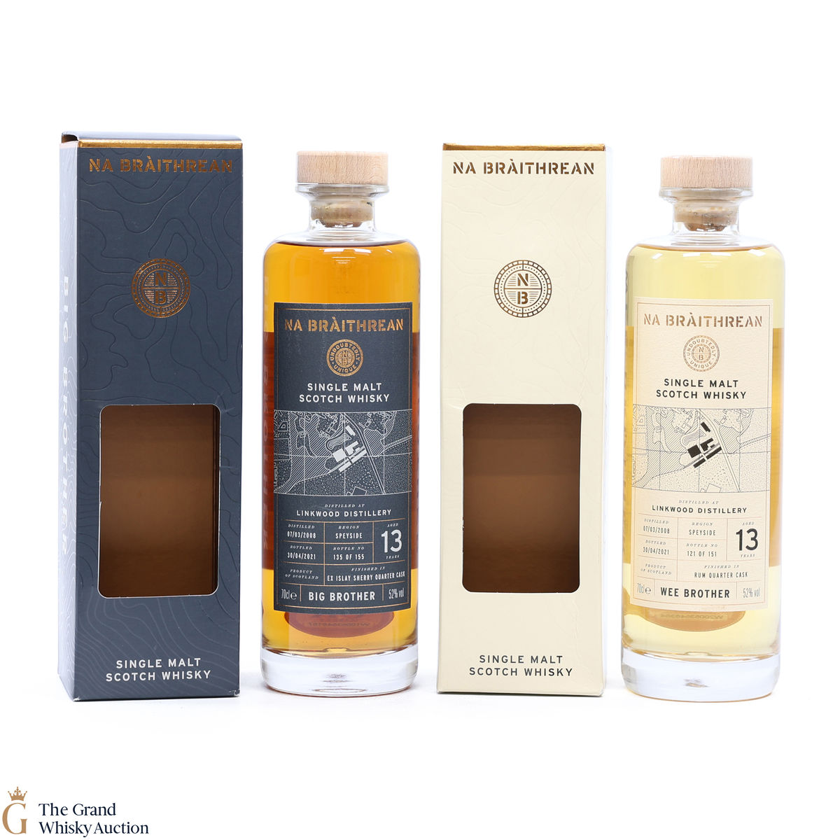 Linkwood - 13 Year Old 2008 - Big Brother & Wee Brother - Na Bràithrean (2x 70cl)