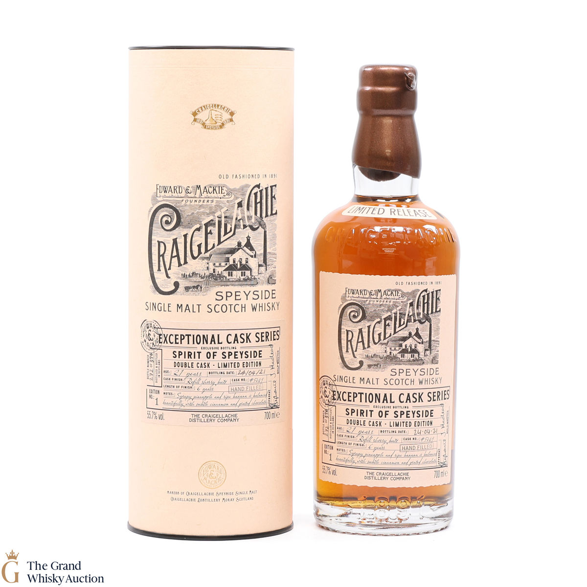 Craigellachie - 21 Year Old - Spirit of Speyside 2021 #5009