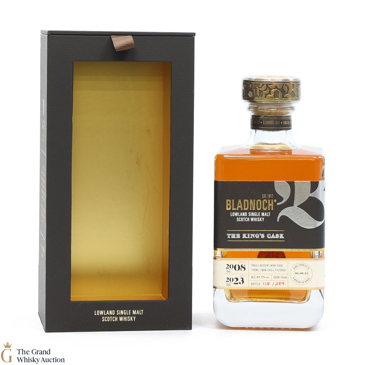 Bladnoch - 2008 Single Cask #1100 - The King's Cask