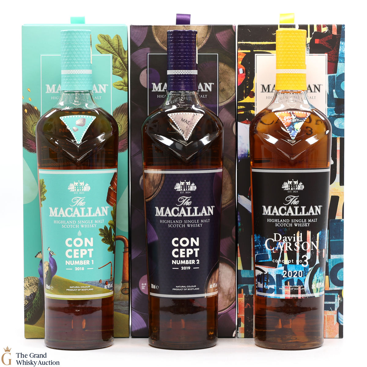 Macallan - Concept No.1, No.2 + No.3 (3 x 70cl)
