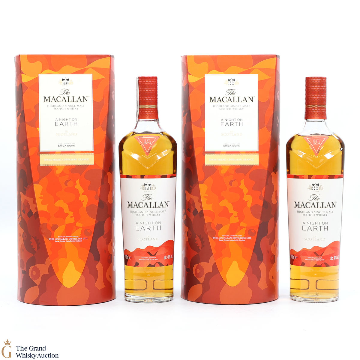 Macallan - A Night on Earth in Scotland 40% & 43% (2 x 70cl)