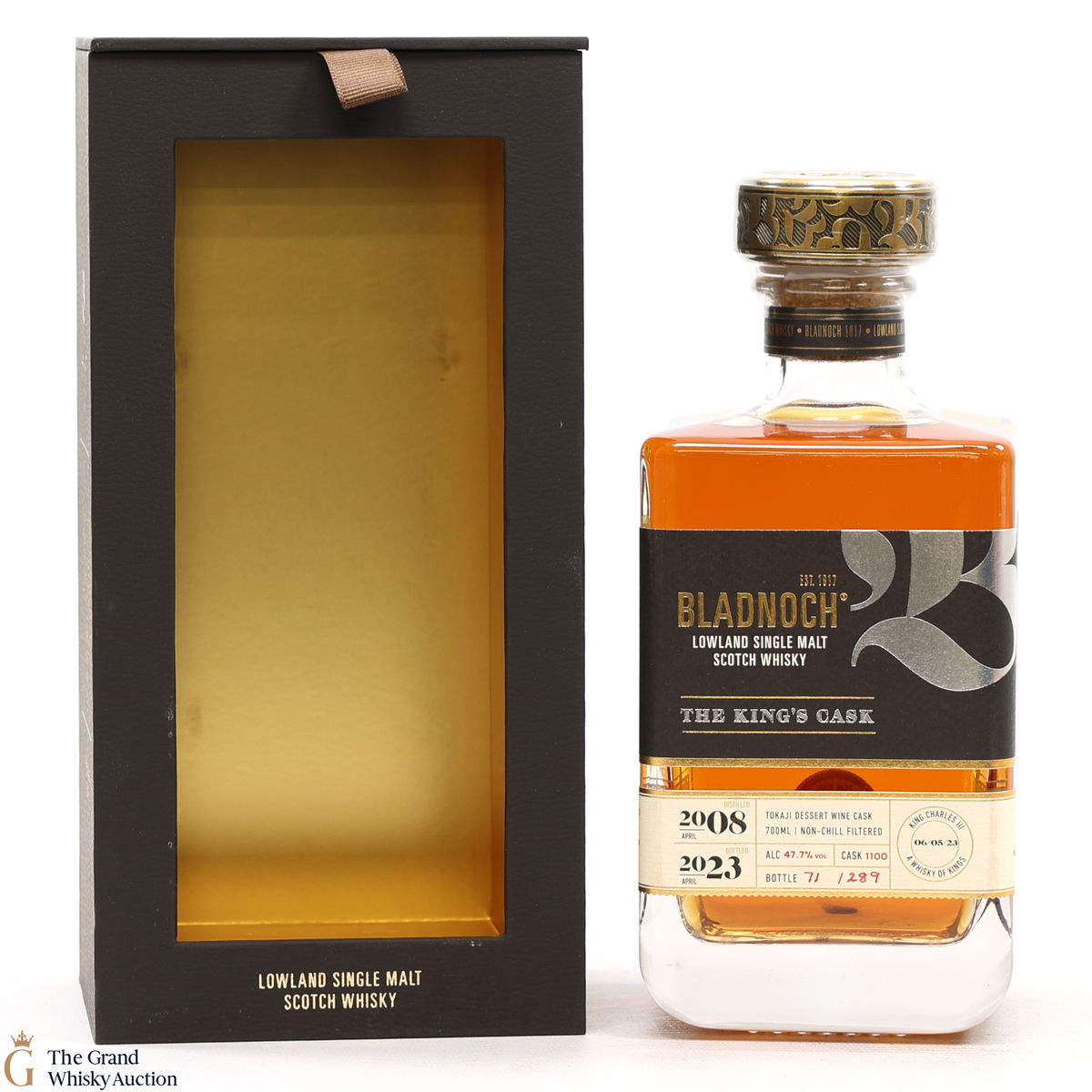 Bladnoch - 2008 Single Cask #1100 - The King's Cask