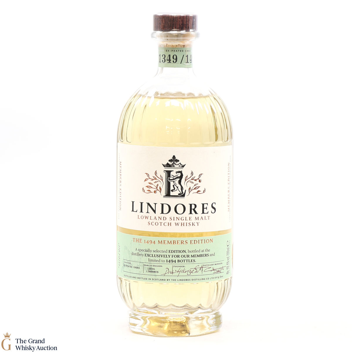 Lindores Abbey - 1494 Members Edition - Ex-Peated Casks