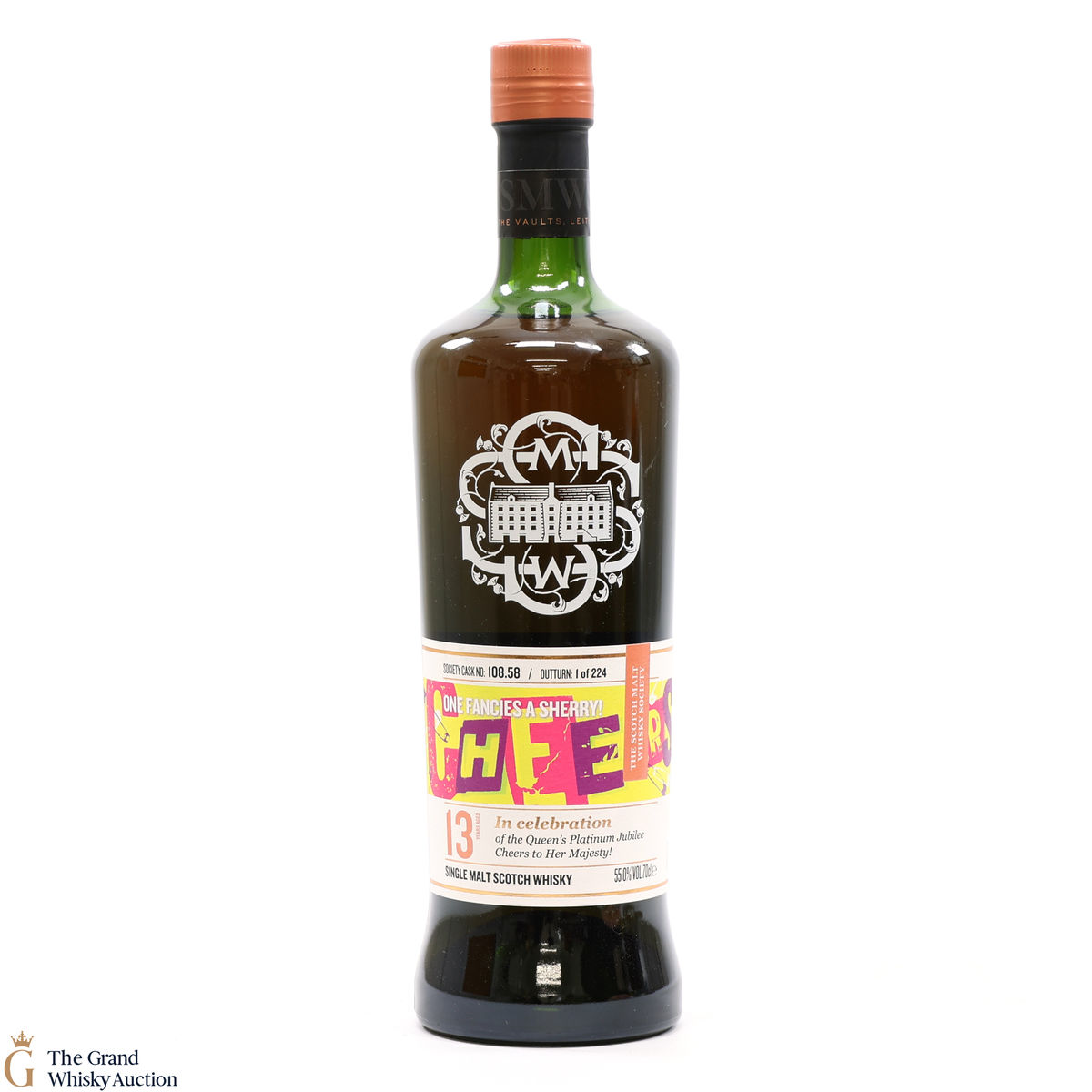Allt-a-Bhainne - 13 Year Old SMWS 108.58 One Fancies A Sherry Queens Platinum Jubilee