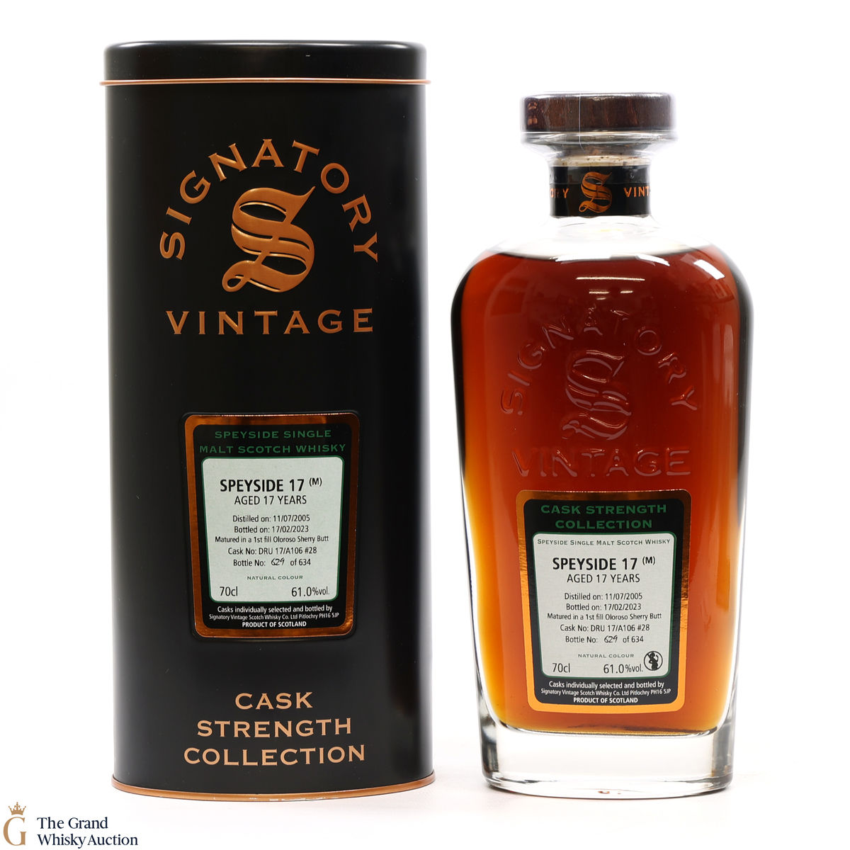 Speyside - 17 Year Old 2005 1st Fill Oloroso Sherry Butt Signatory #28