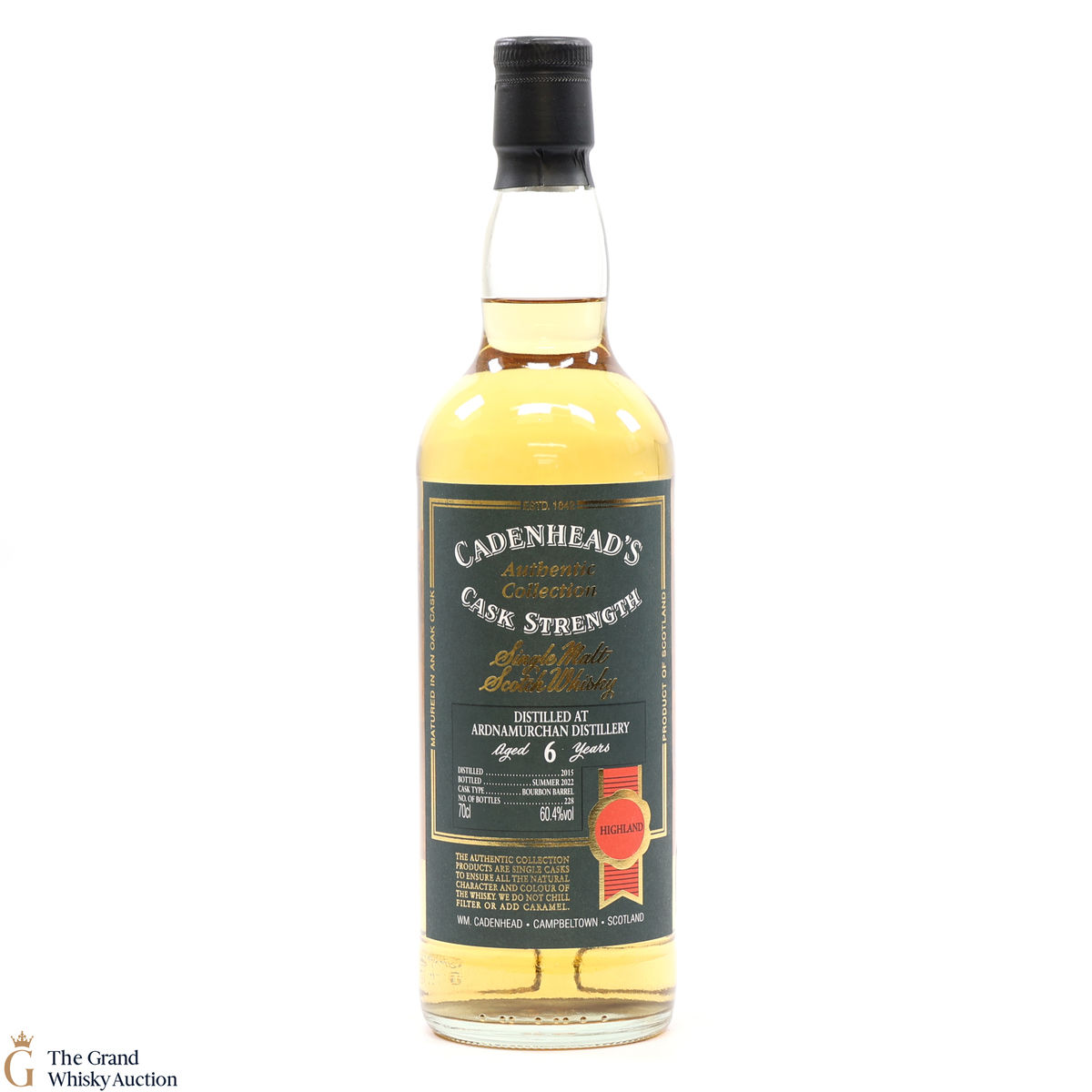 Ardnamurchan - 6 Year Old 2015 Cadenhead's Cask Strength 2022
