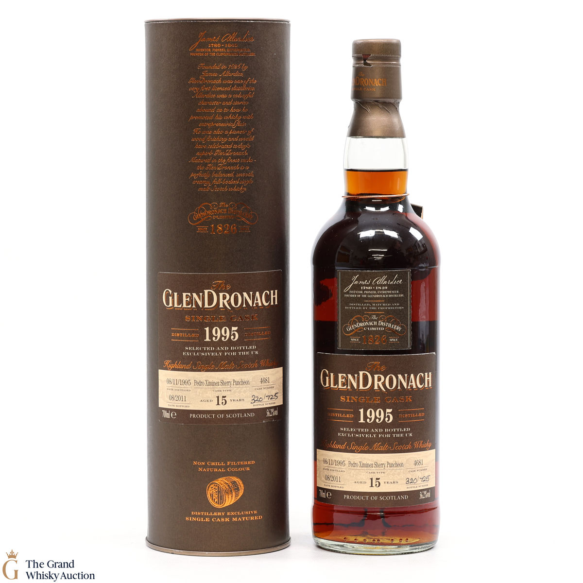 Glendronach - 15 Year Old 1995 - Single Cask #4681
