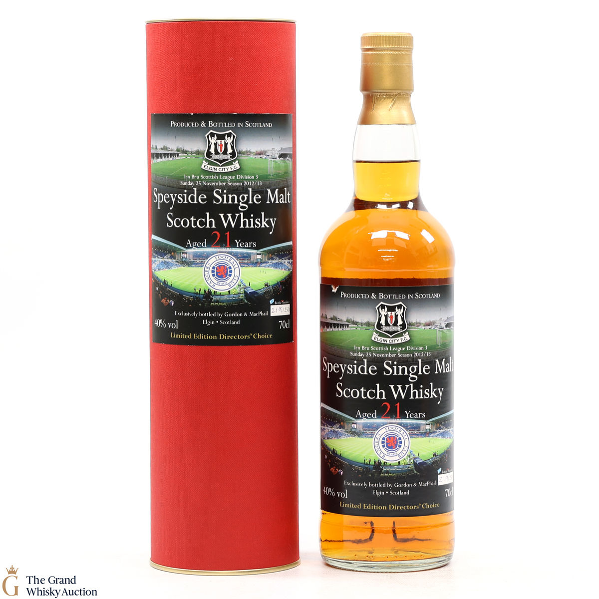 Speyside - 21 Year Old - Elgin City v Rangers Scottish League Division 3 2012/13