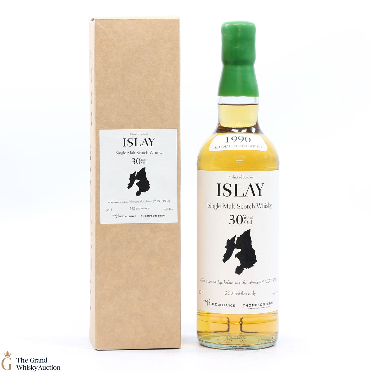 Islay - 30 Year Old 1991 - Thompson Bros - Auld Alliance