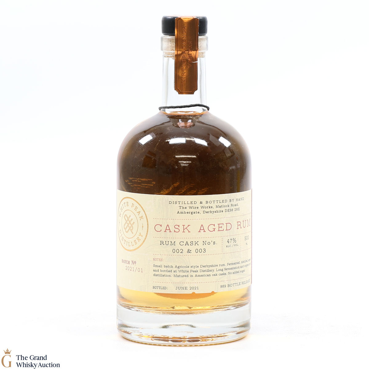 White Peak - Cask Aged Rum 50cl Batch 2021/01
