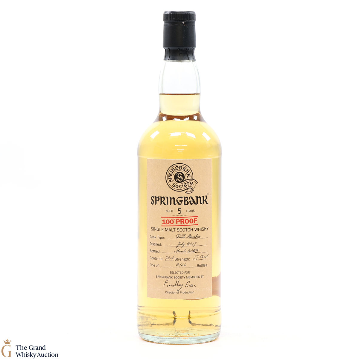 Springbank - 5 Year Old 2017 Fresh Bourbon - Springbank Society