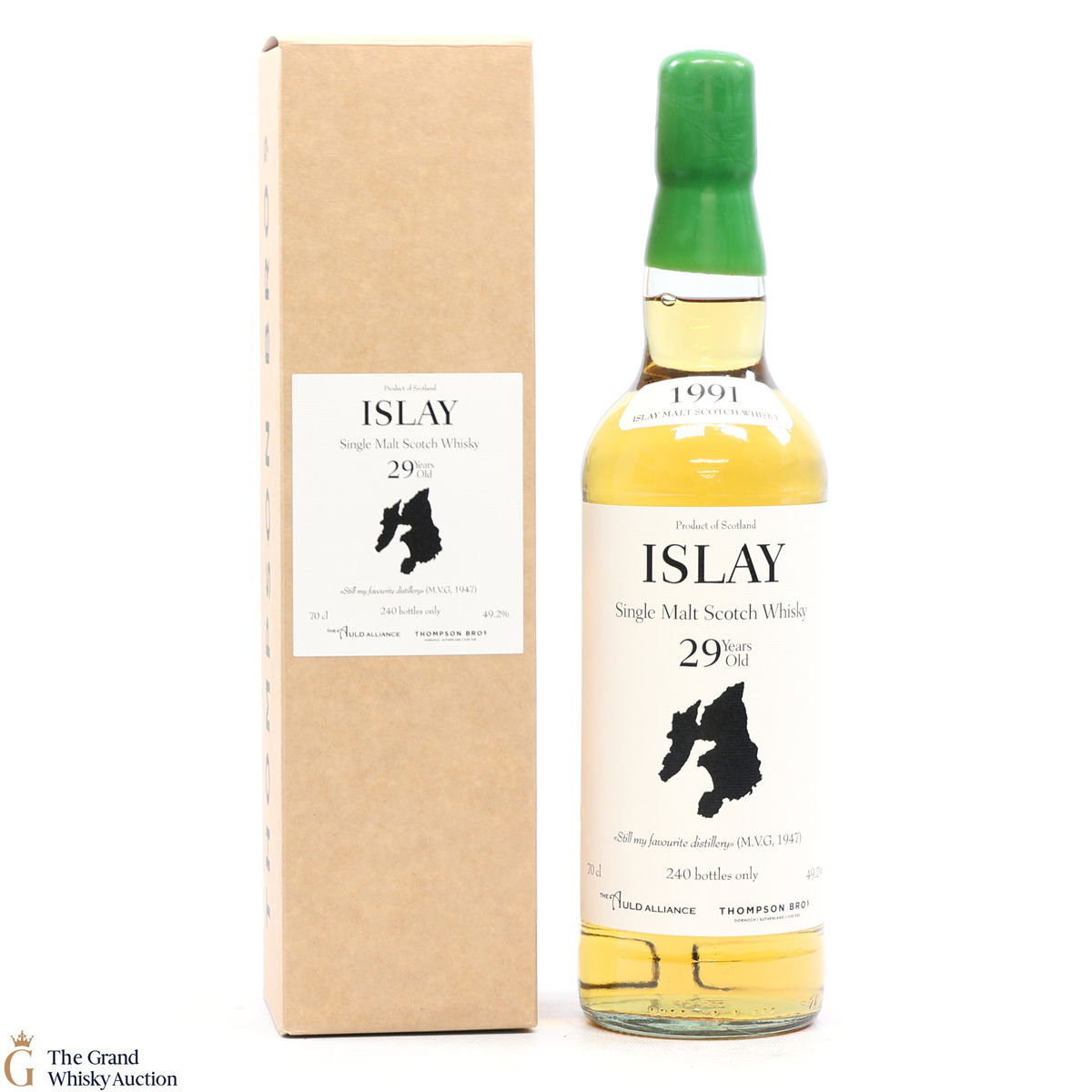 Islay - 29 Year Old 1991 - Thompson Bro's - Auld Alliance