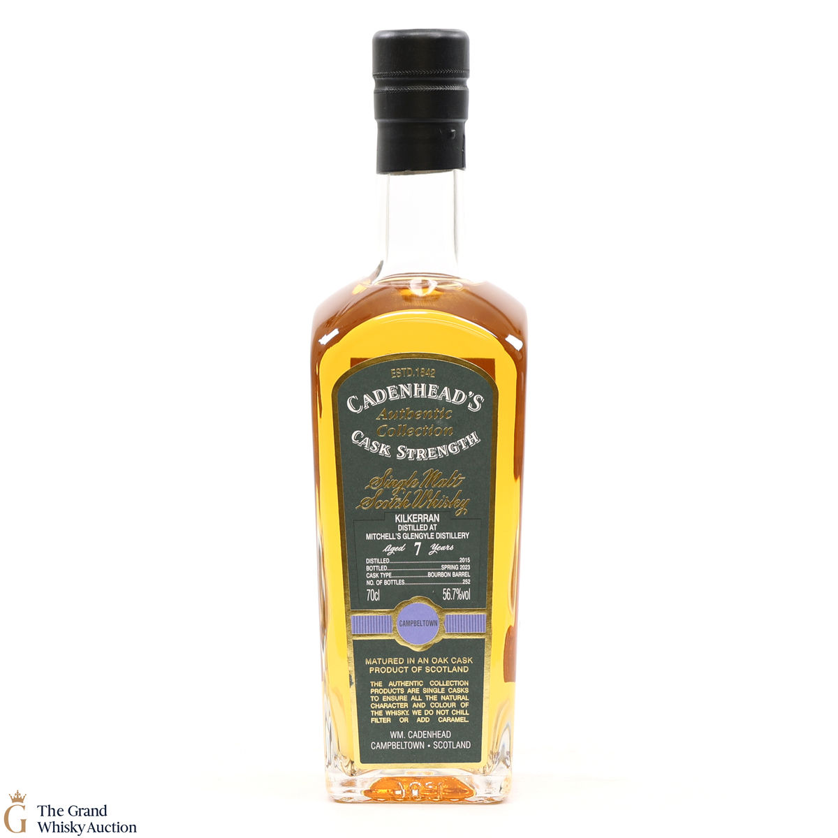 Kilkerran - 7 Year Old 2015 - Cadenhead's Authentic Collection