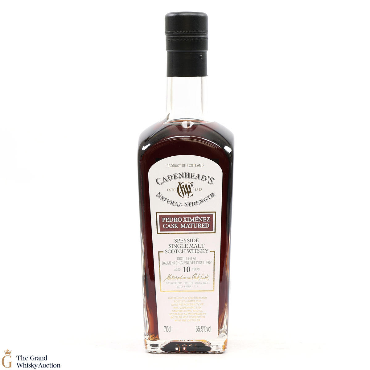 Balmenach - 10 Year Old 2013 - Pedro Ximenez - Cadenhead's Natural Strength
