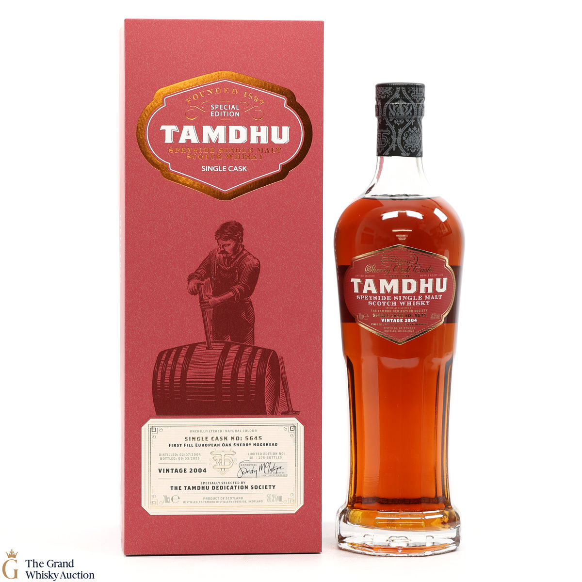 Tamdhu - 18 Year Old - 2004 - Single Cask #5645 - TDS