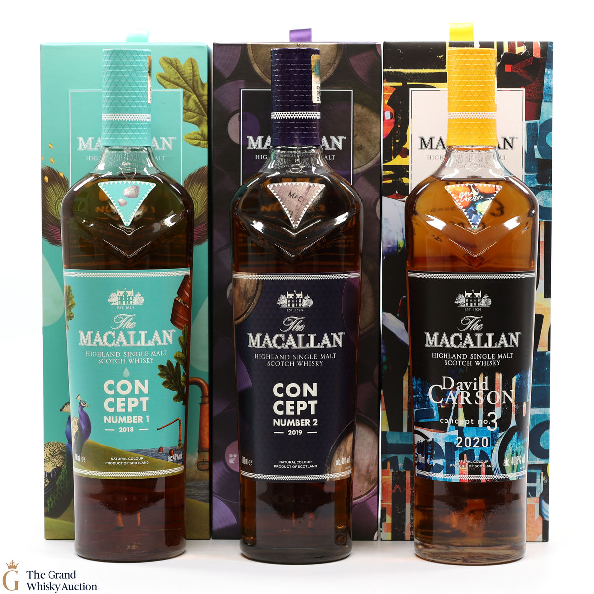 Macallan - Concept No.1, No.2 + No.3 (3 x 70cl)