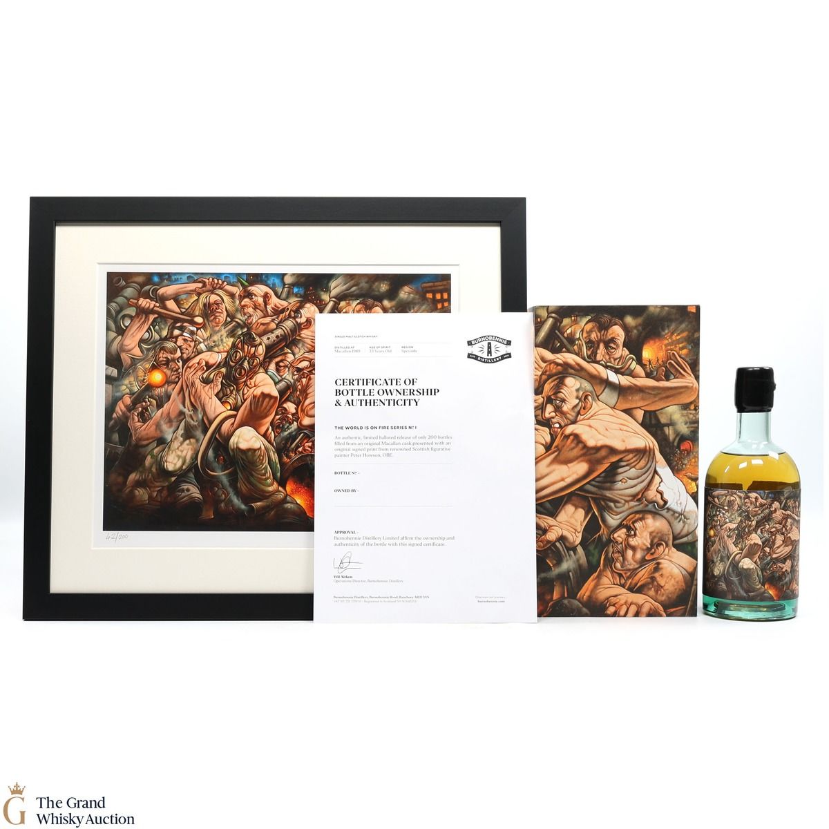 Macallan - 33 Year Old 1989 - Burn O'Bennie x Howson - The World is on Fire Series 