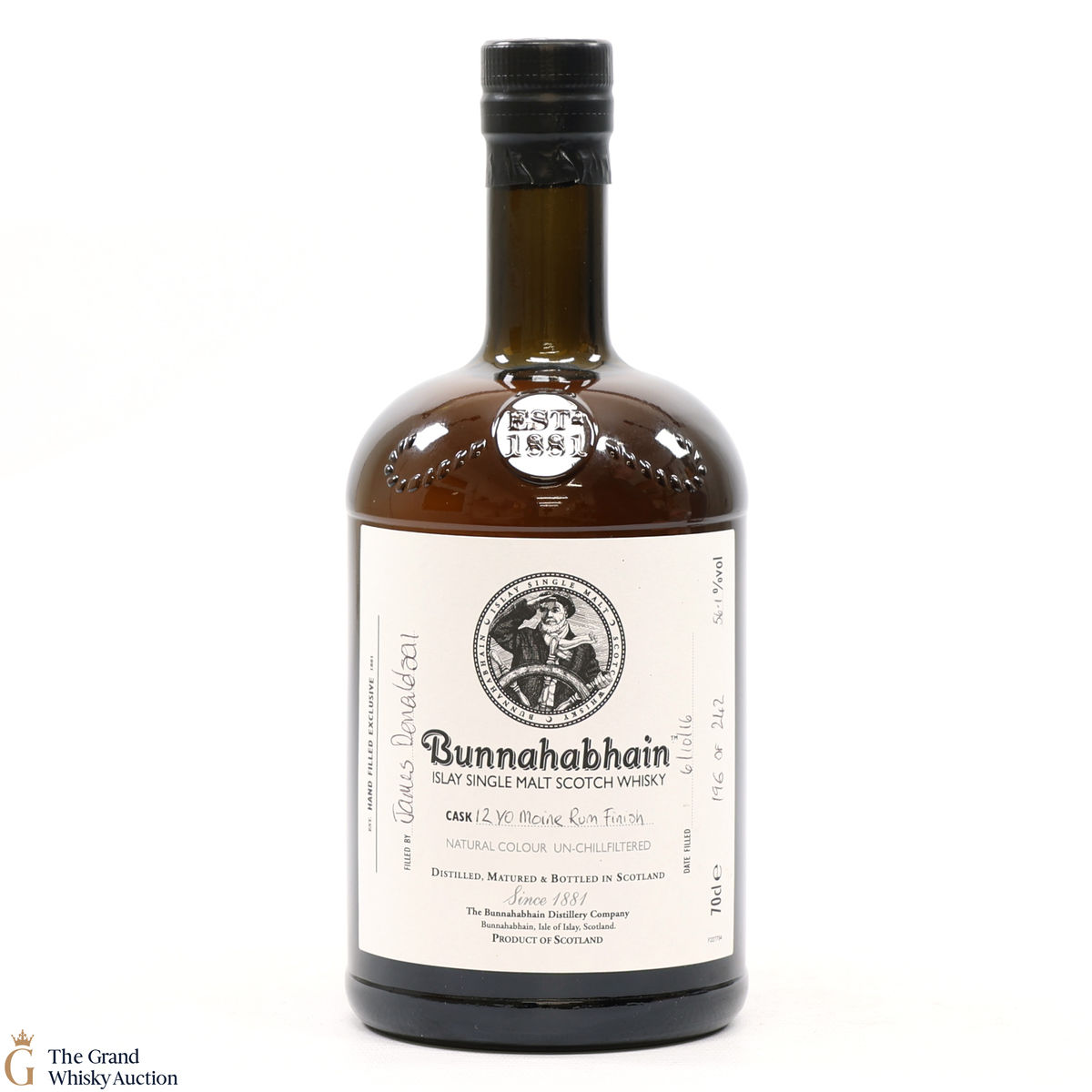 Bunnahabhain - 12 Year Old Moine Rum Finish - Hand filled Exclusive