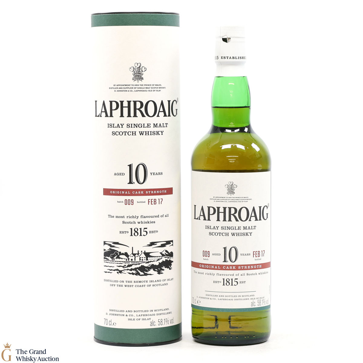 Laphroaig - 10 Year Old - Original Cask Strength Batch #009