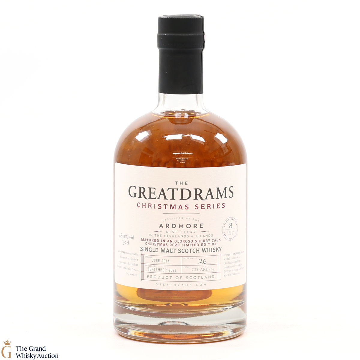 Ardmore - 8 Year Old 2014 - Cask GD-ARD-14 - Christmas Series - Great Drams