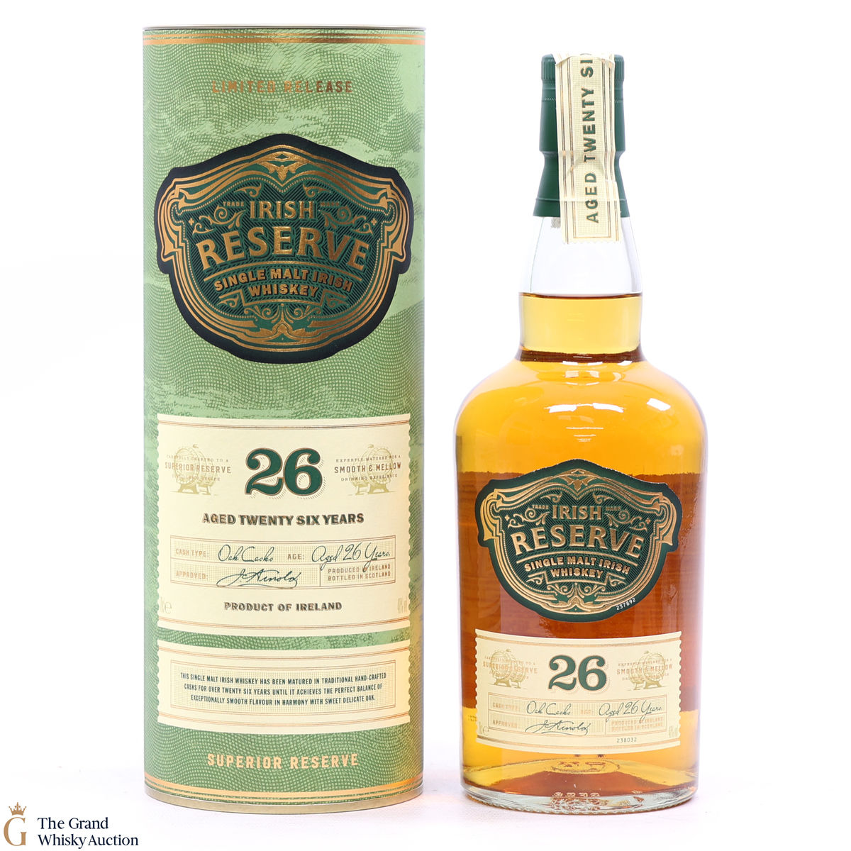 Irish Reserve - 26 Year Old Single Malt Irish Whiskey Limited Release