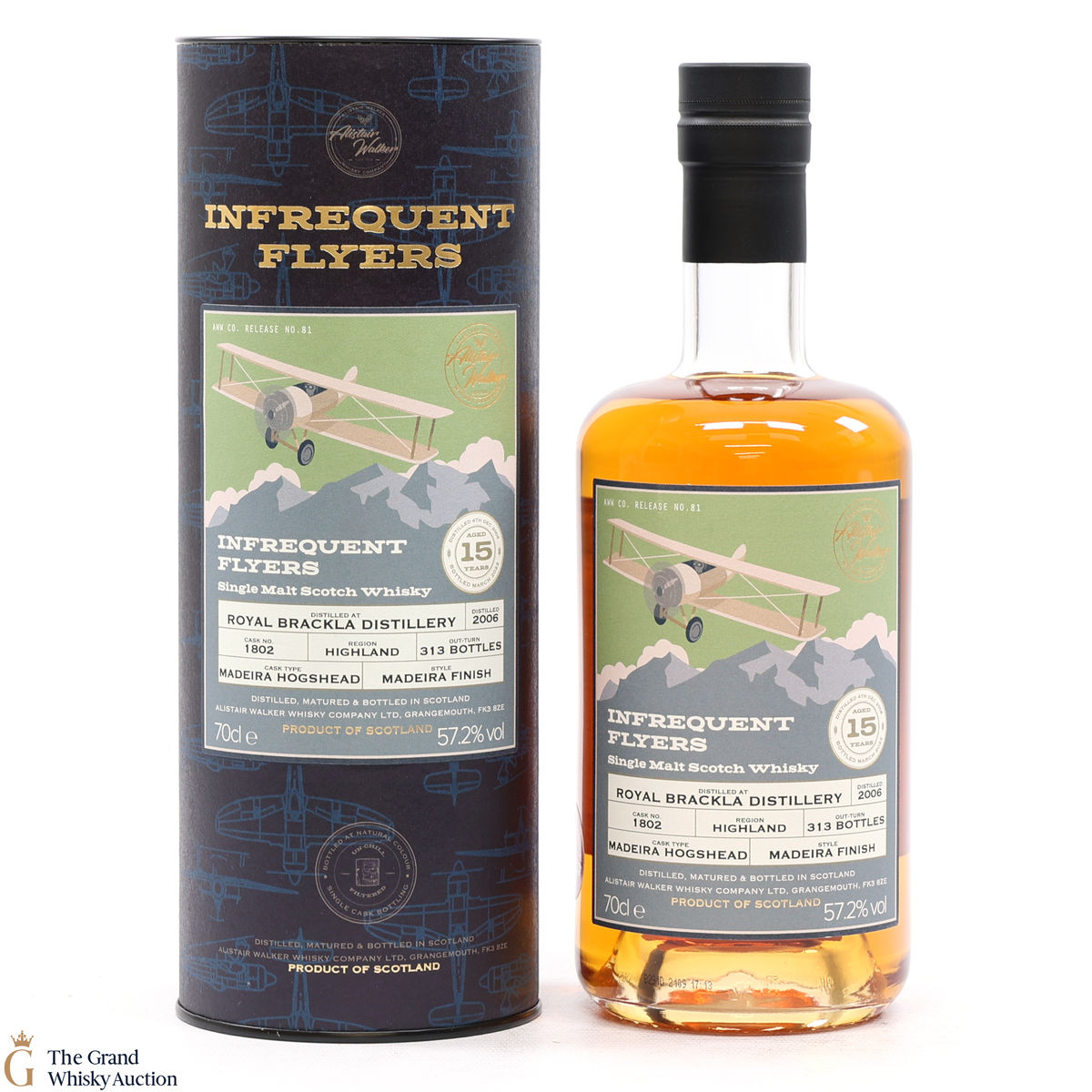 Royal Brackla - 15 Year Old 2006 - Cask #1802 - Infrequent Flyers