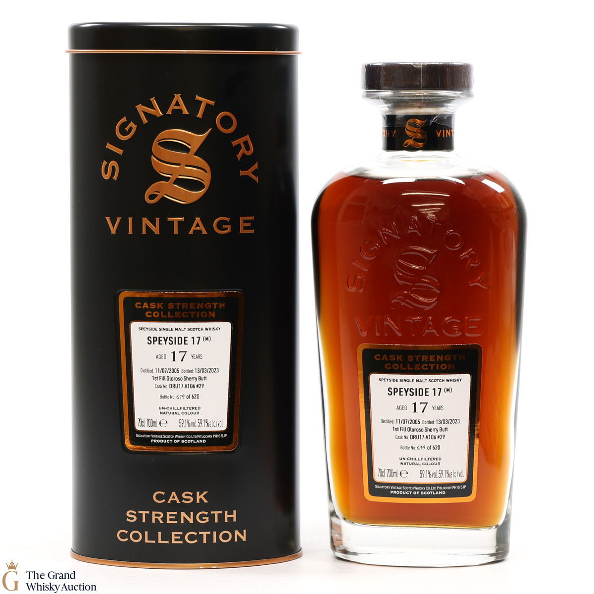 Speyside - 17 Year Old 2005 1st Fill Oloroso Sherry Butt Signatory #29
