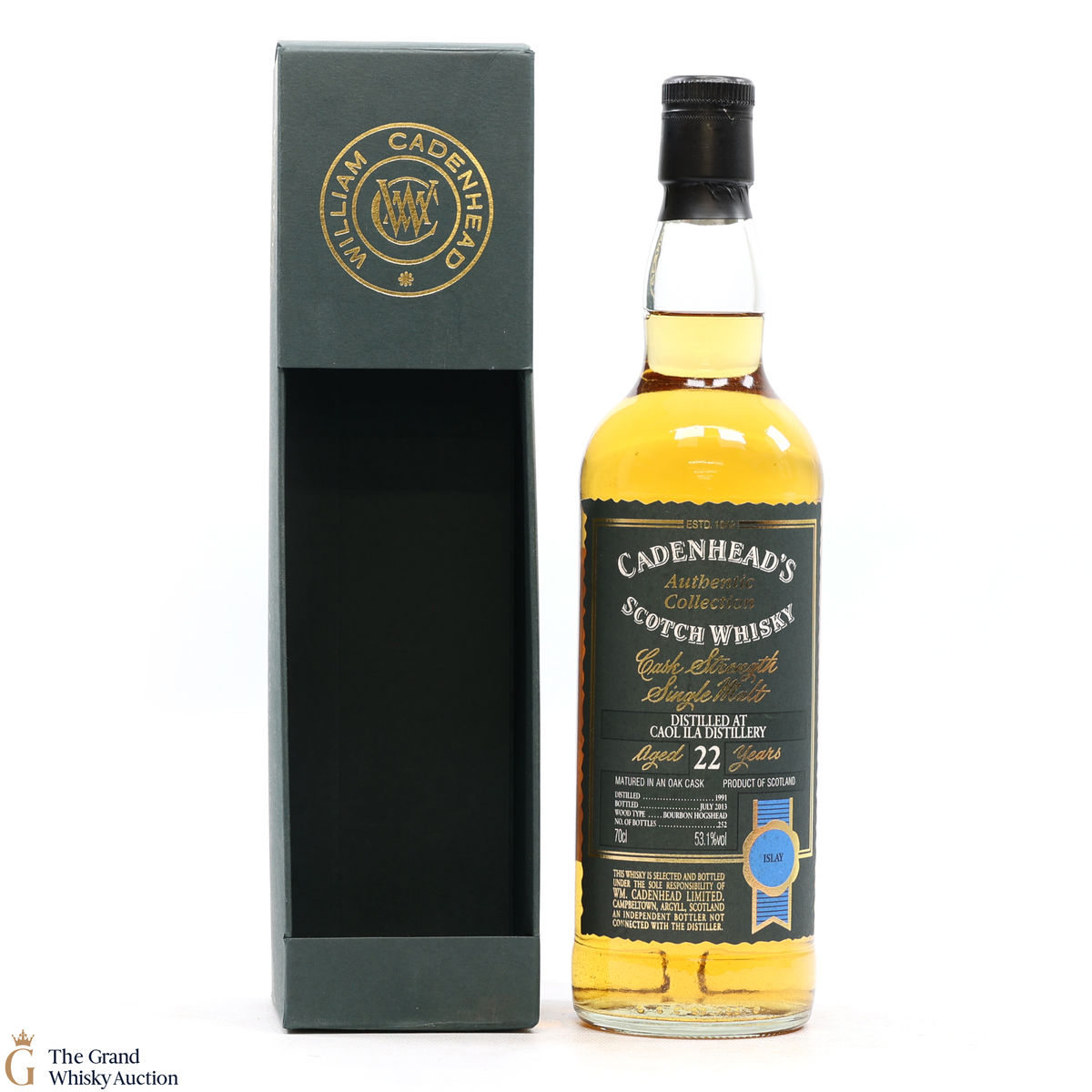 Caol Ila - 22 Year Old 1991 - Cadenhead's Authentic Collection