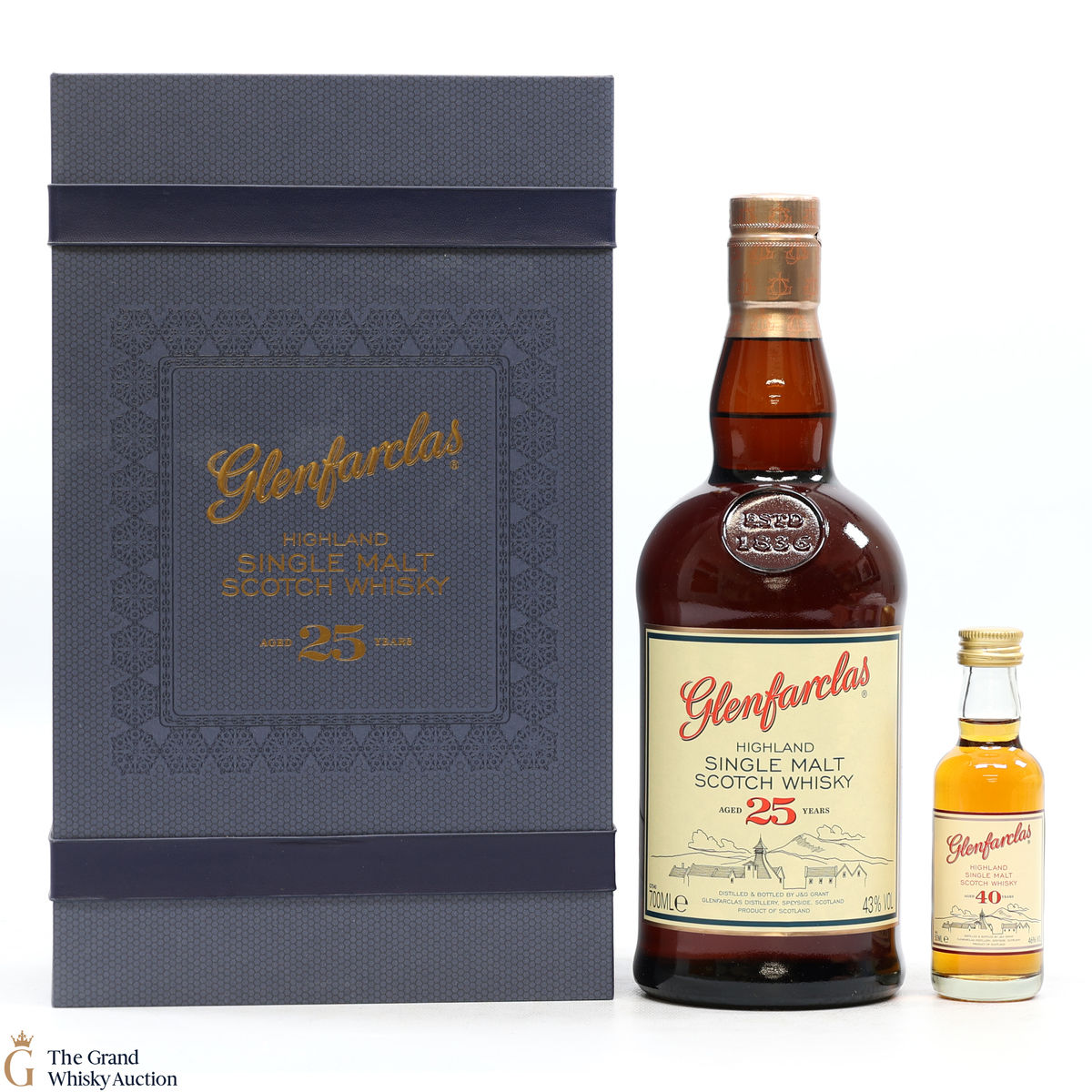 Glenfarclas - 25 Year Old & 40 Year Old 5cl