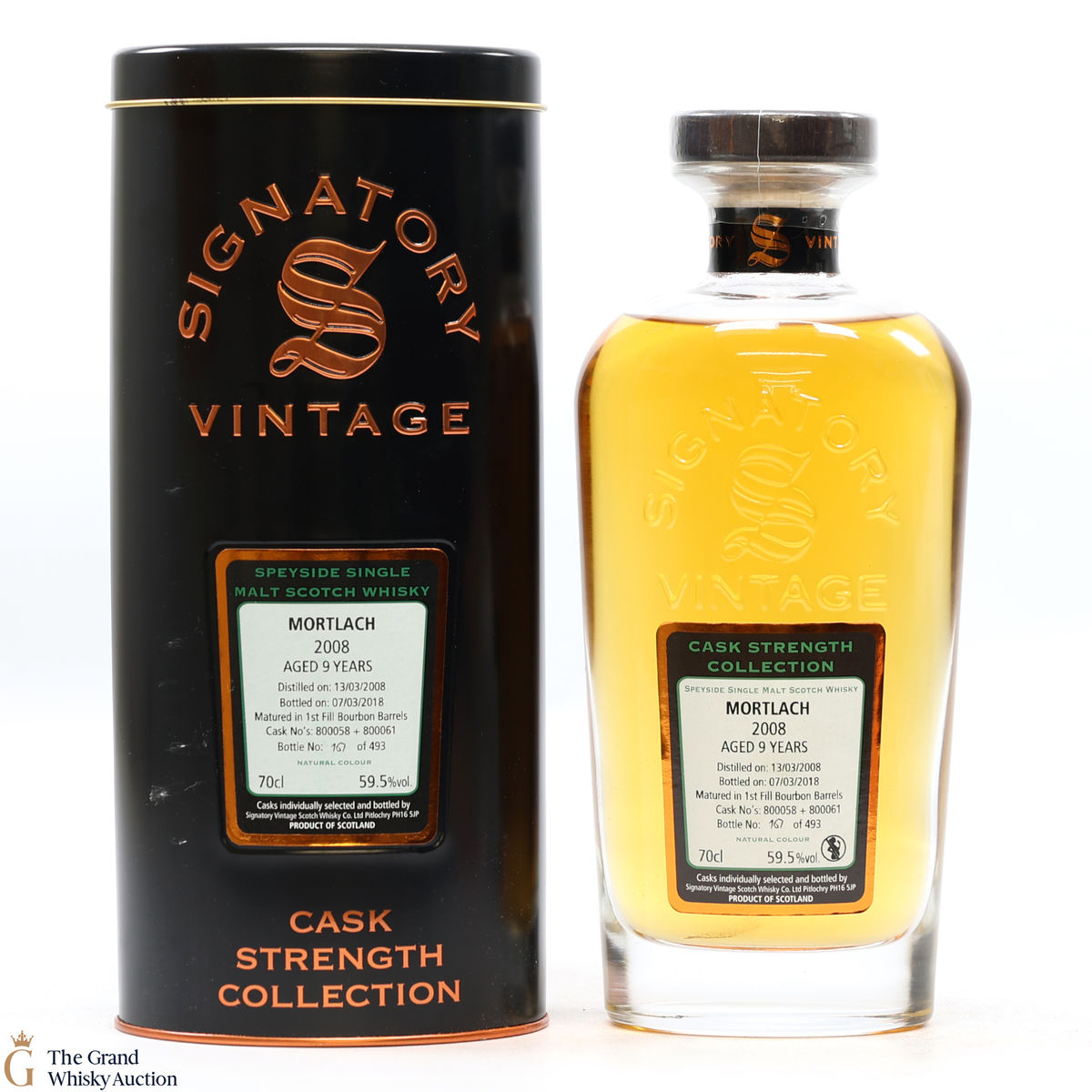 Mortlach - 9 Year Old 2008 -  Signatory #800058 & #800061