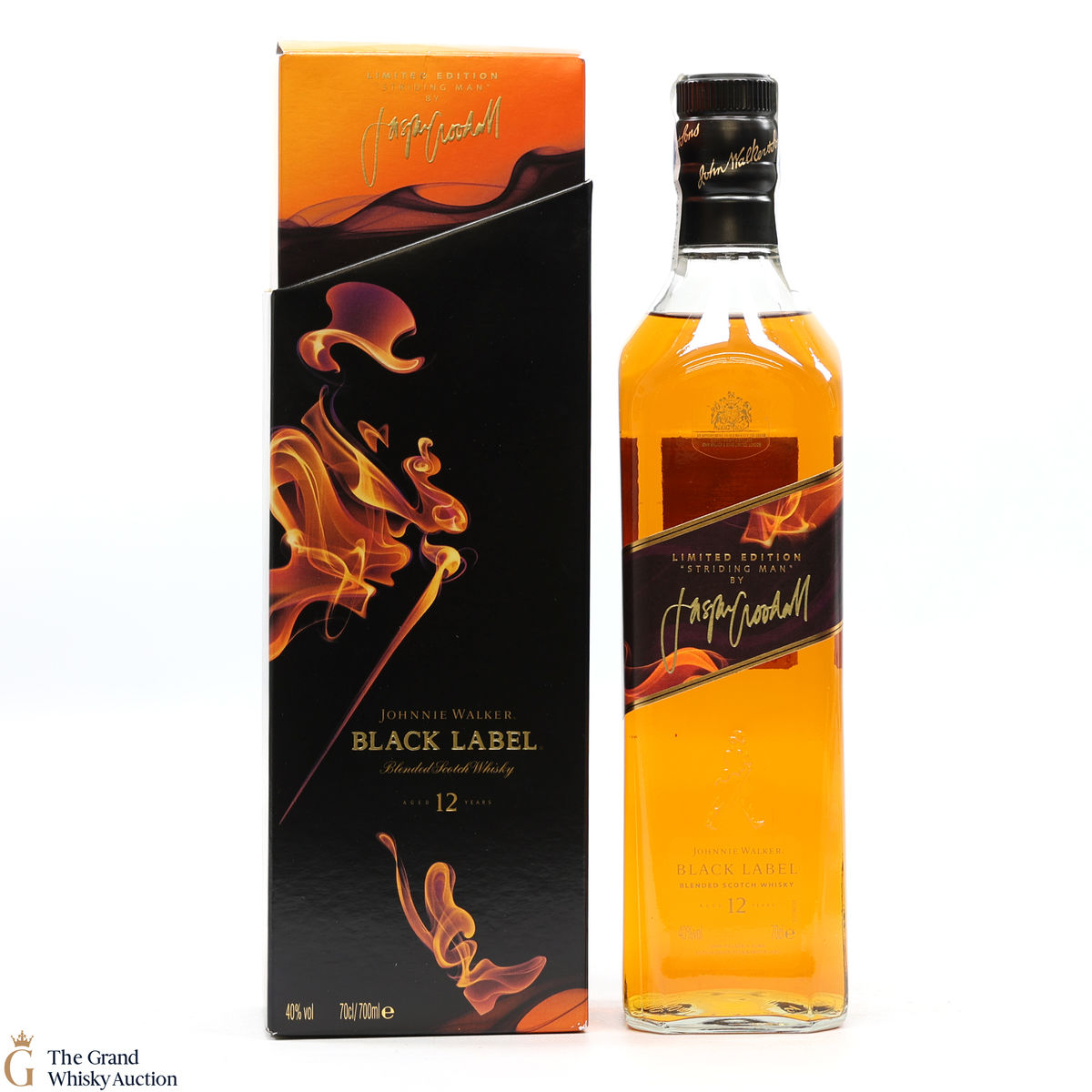 Johnnie Walker - 12 Year Old Black Label - Limited Edition Striding Man Series