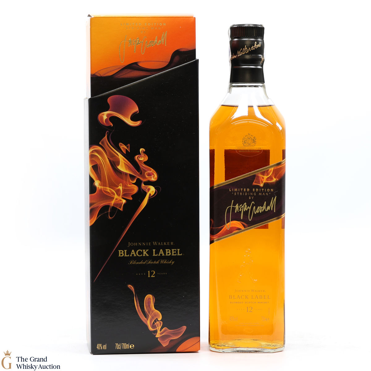 Johnnie Walker - 12 Year Old Black Label - Limited Edition Striding Man Series
