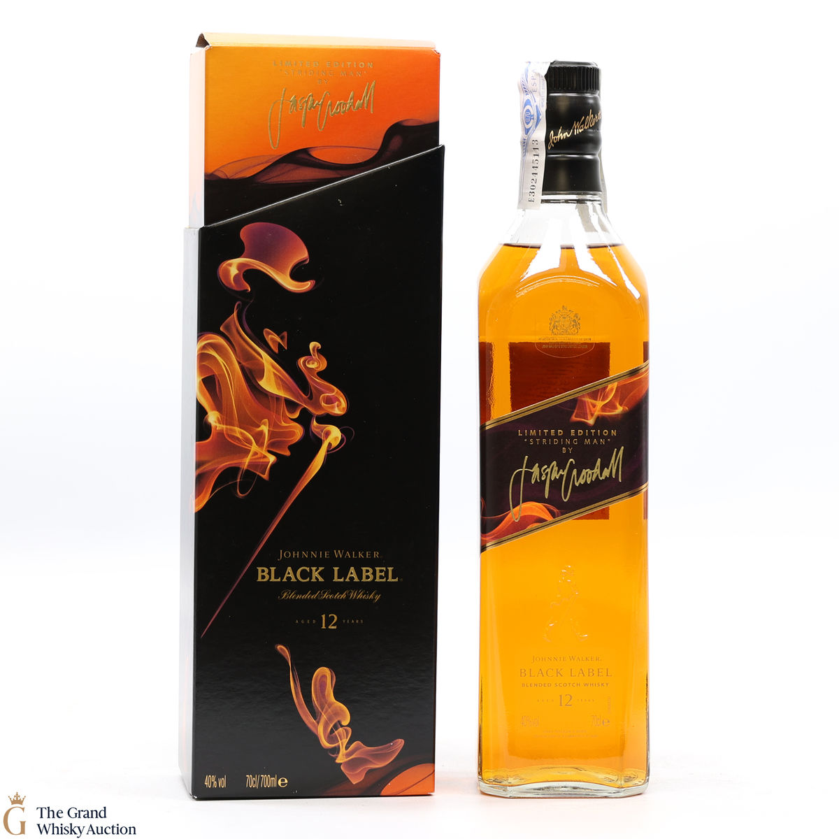 Johnnie Walker - 12 Year Old Black Label - Limited Edition Striding Man Series