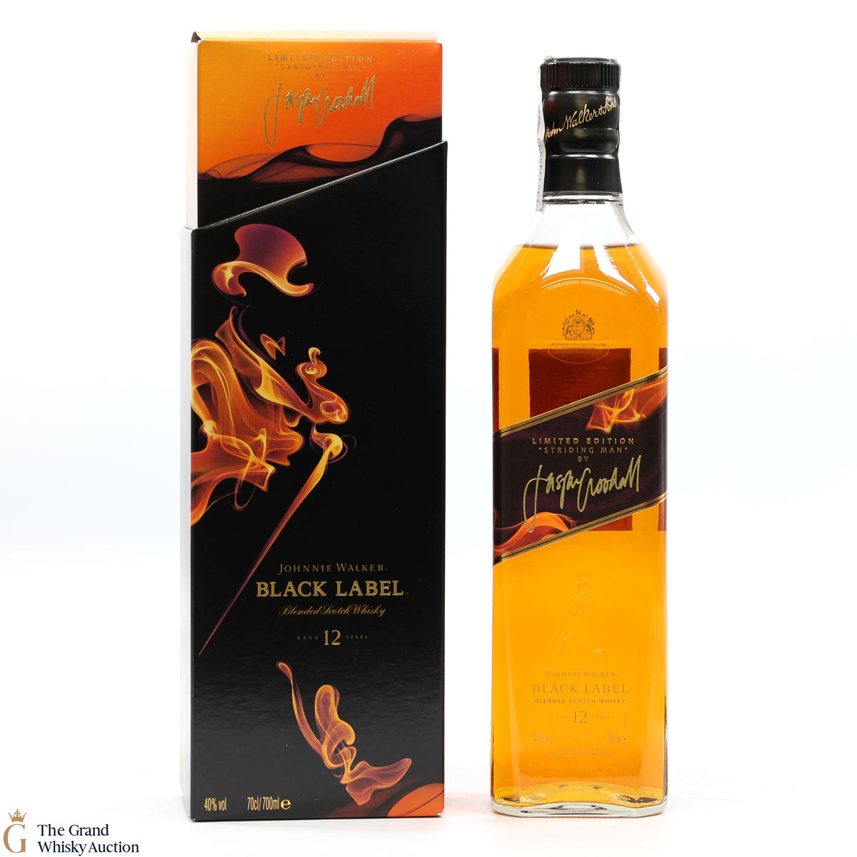 Johnnie Walker - 12 Year Old Black Label - Limited Edition Striding Man Series