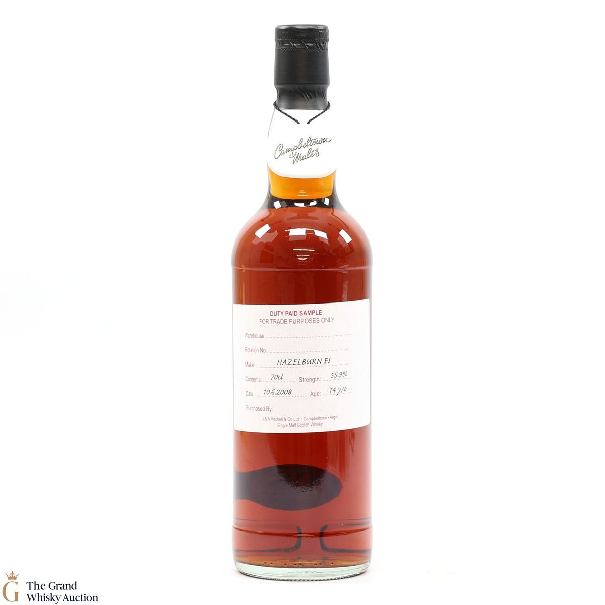 Hazelburn - 14 Year Old Fresh Sherry 2008 Duty Paid Sample 55.9%
