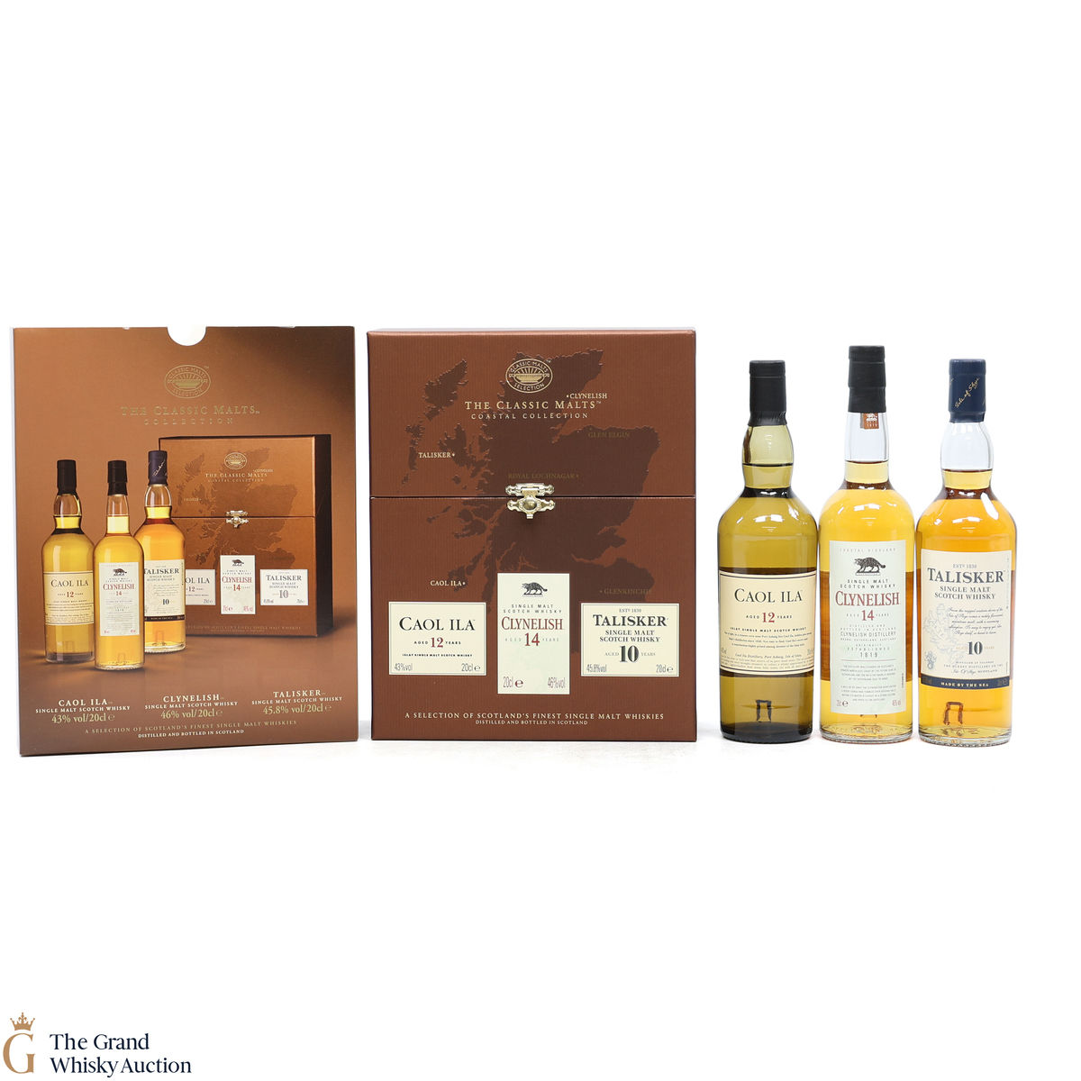 Classic Malts - Coastal Collection - Caol Ila, Clynelish & Talisker (3 x 20cl)
