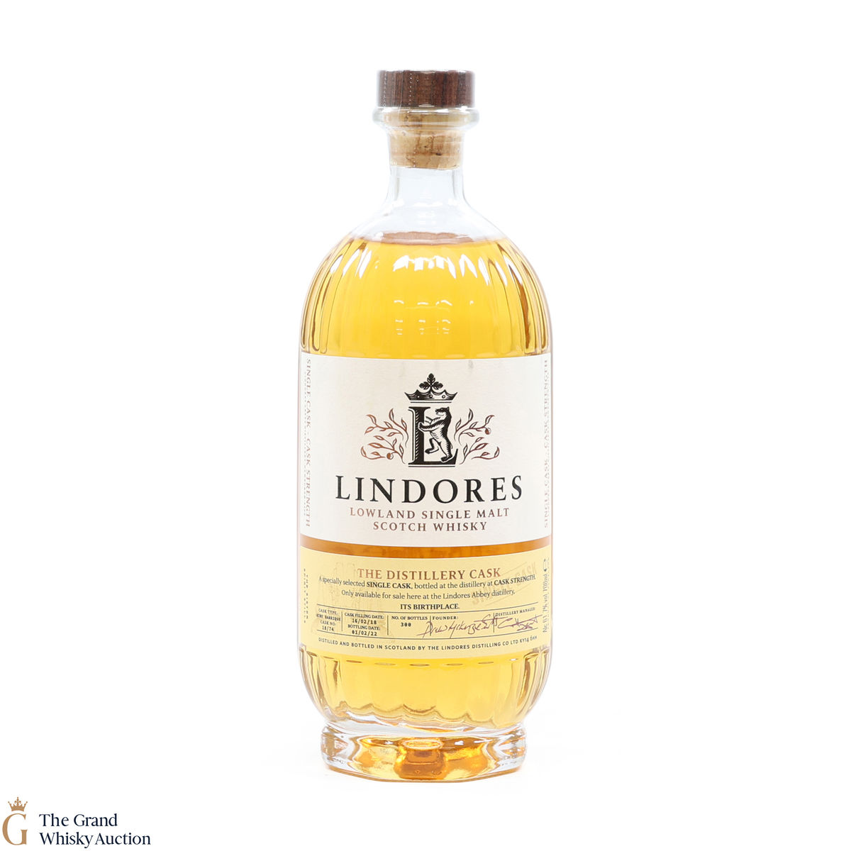 Lindores Abbey - 3 Year Old 2018 - Single Cask #18/74 - Distillery Exclusive