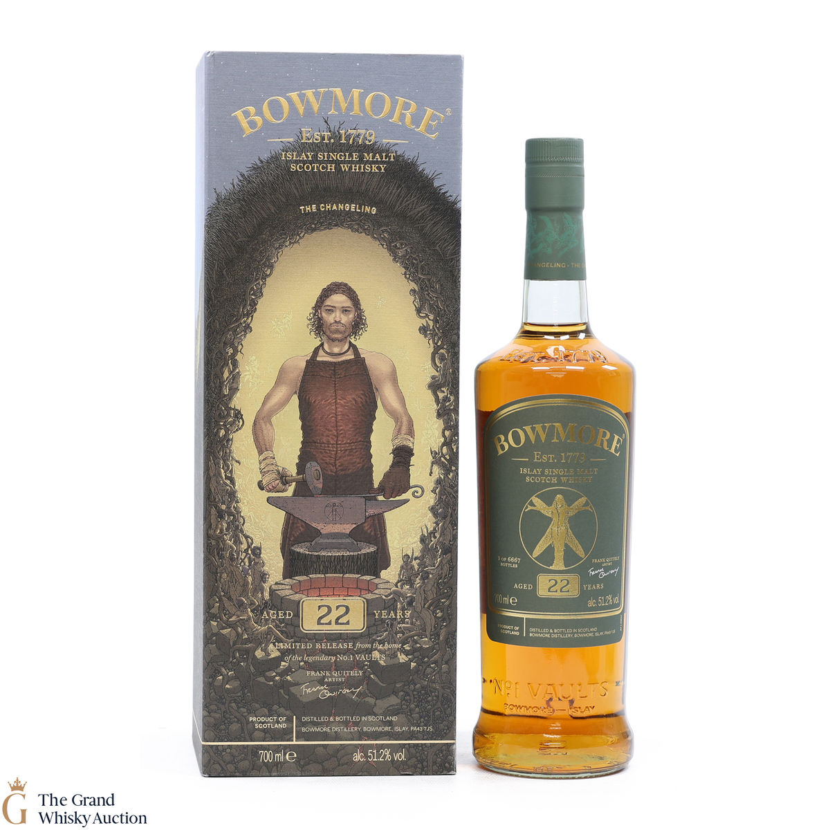Bowmore - 22 Year Old - Frank Quitely - The Changeling