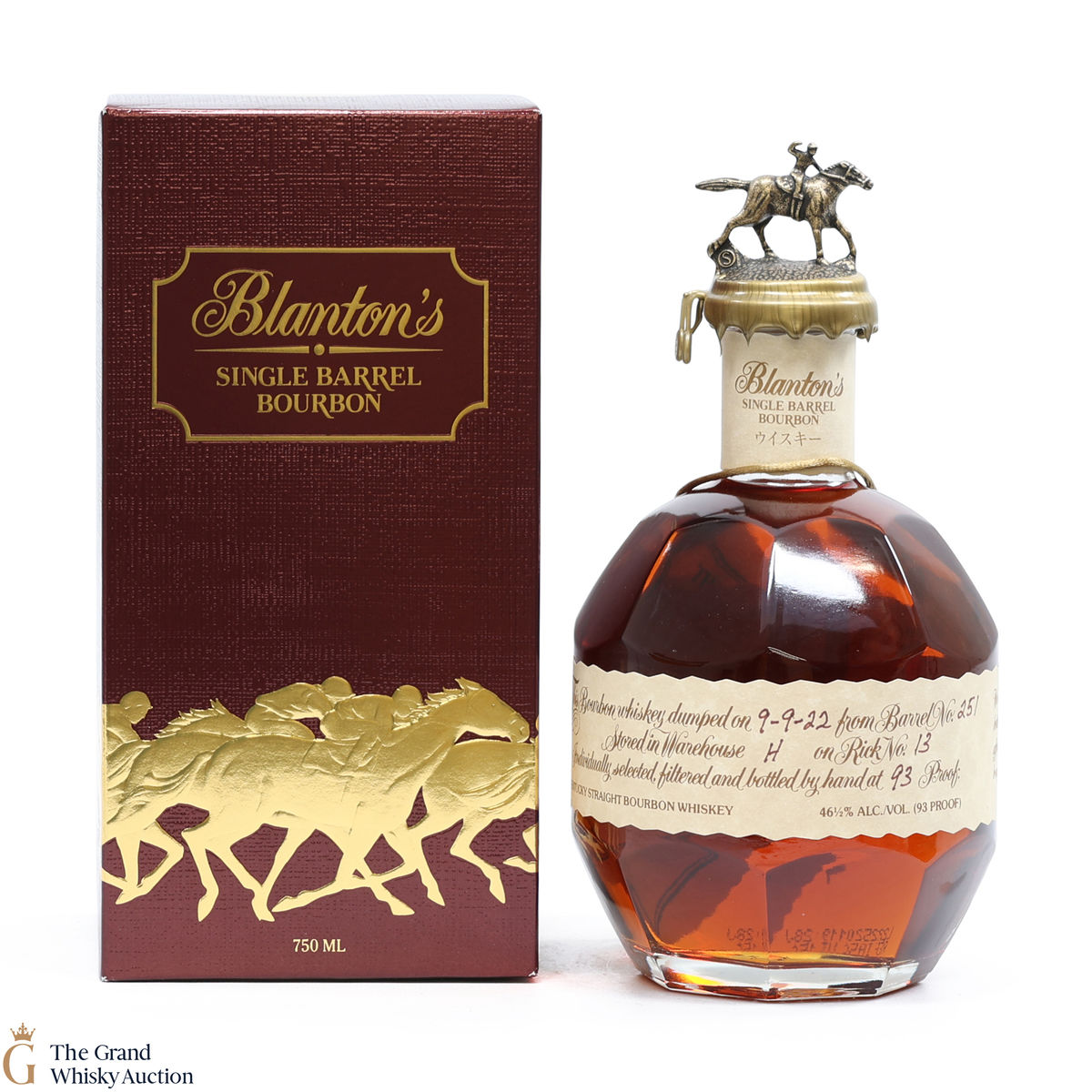 Blanton's - Single Barrel - Dumped 2022 / Japanese Import 75cl
