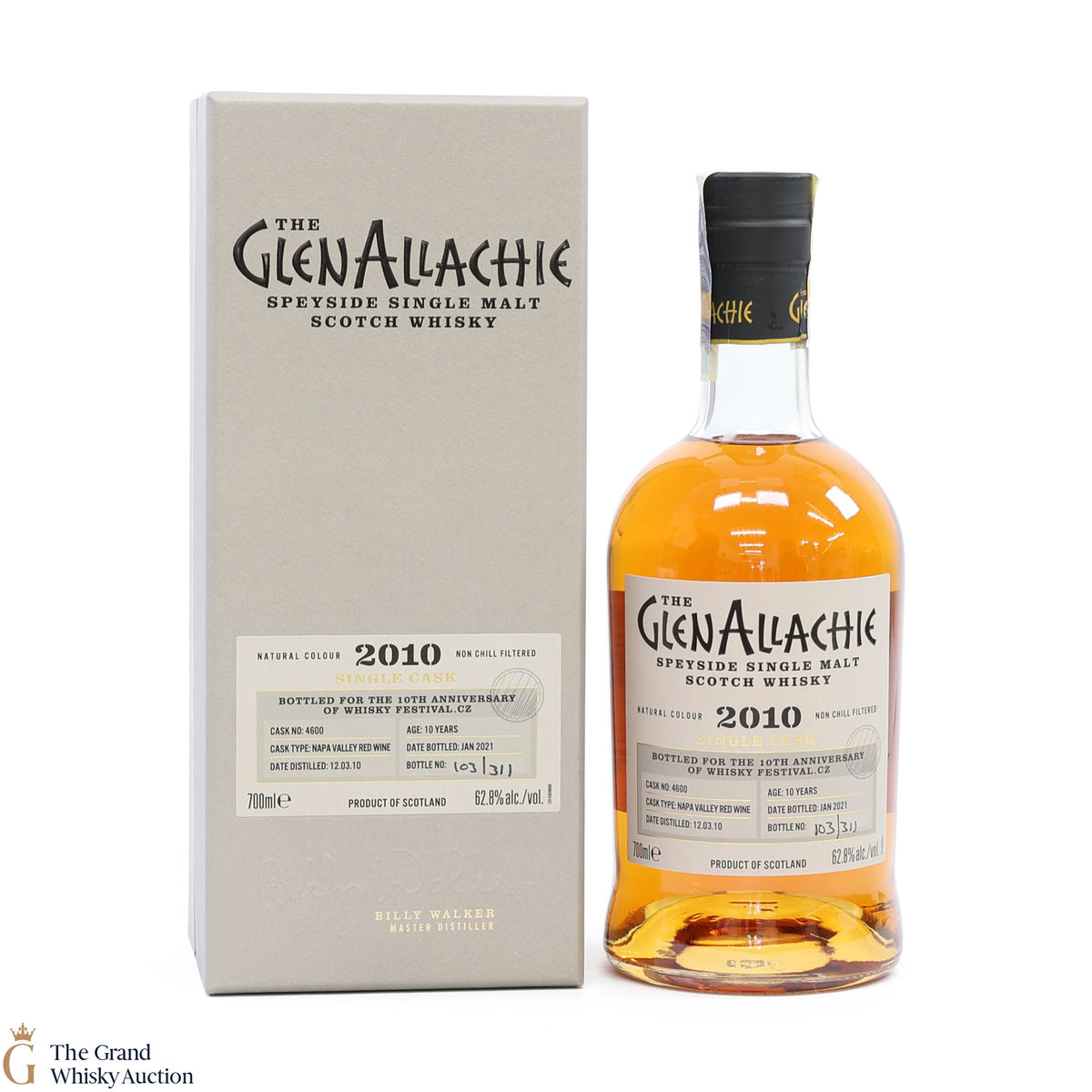 GlenAllachie - 10 Year Old 2010 Single Cask #4600