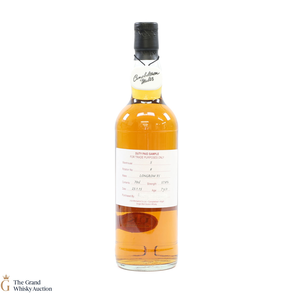Longrow - 7 Year Old Fresh Sherry 2015 Duty Paid Sample 